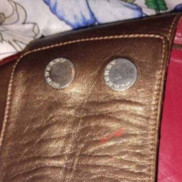 ❤️BURBERRY DARK METALLIC BRONZE OPEN TOE LOW SLIDE SANDALS SHOES 40 / 10 - Picture 3 of 6